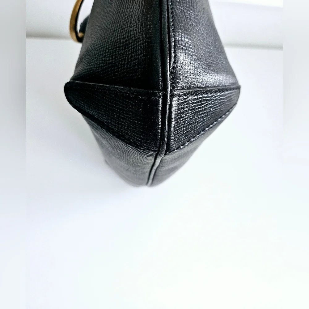 Gucci Horsebit Black Leather Shoulder Bag - Picture 7 of 11